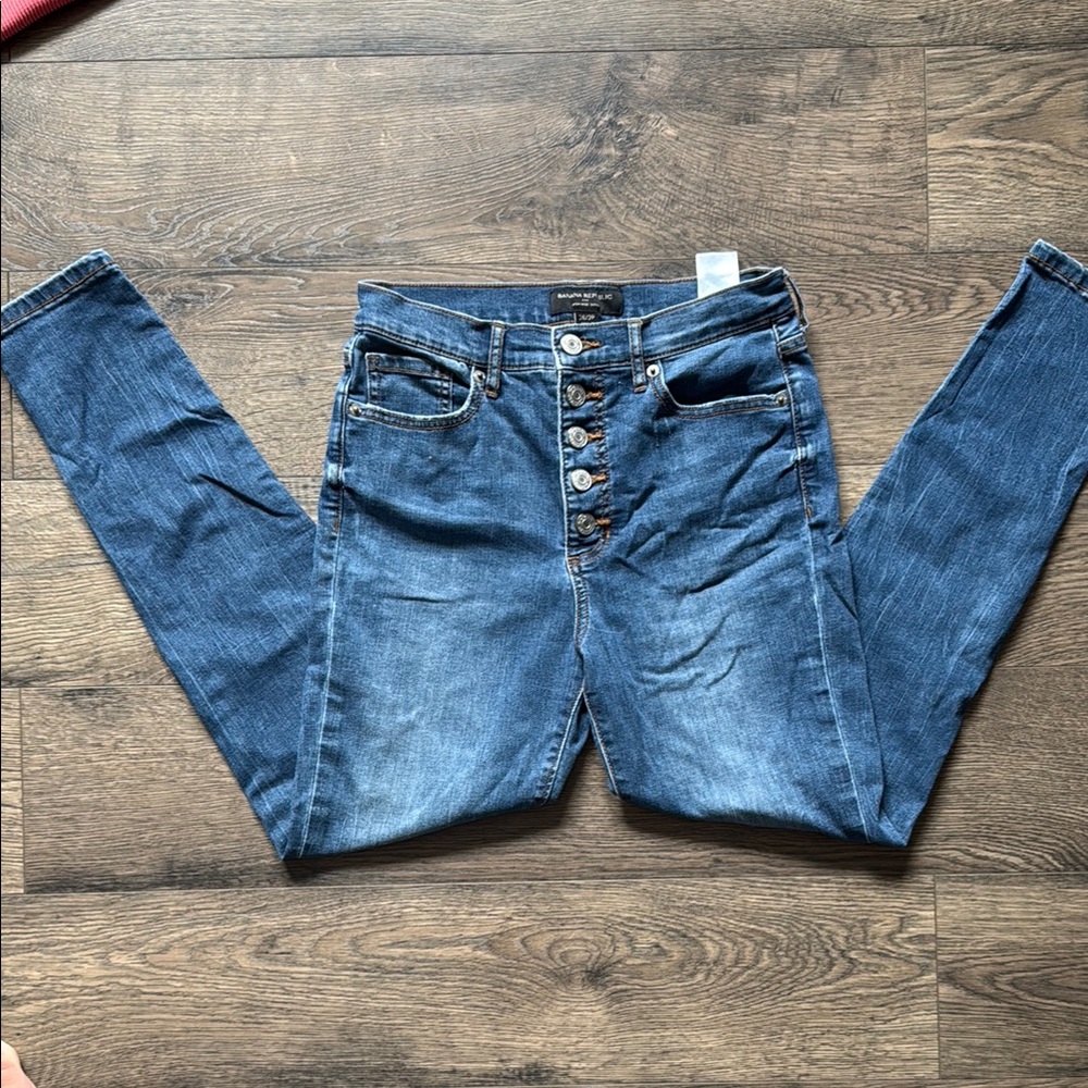 Banana Republic High Rise Blue Jeans